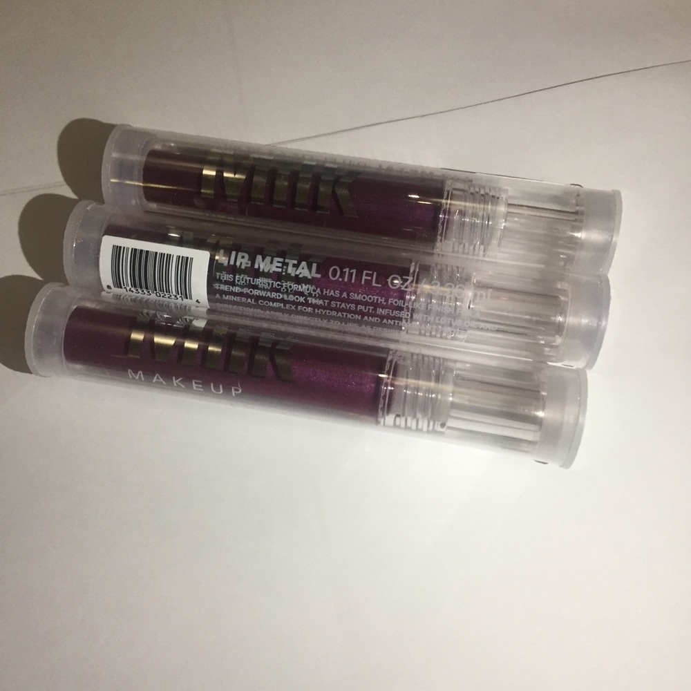 3 x MILK lip metal